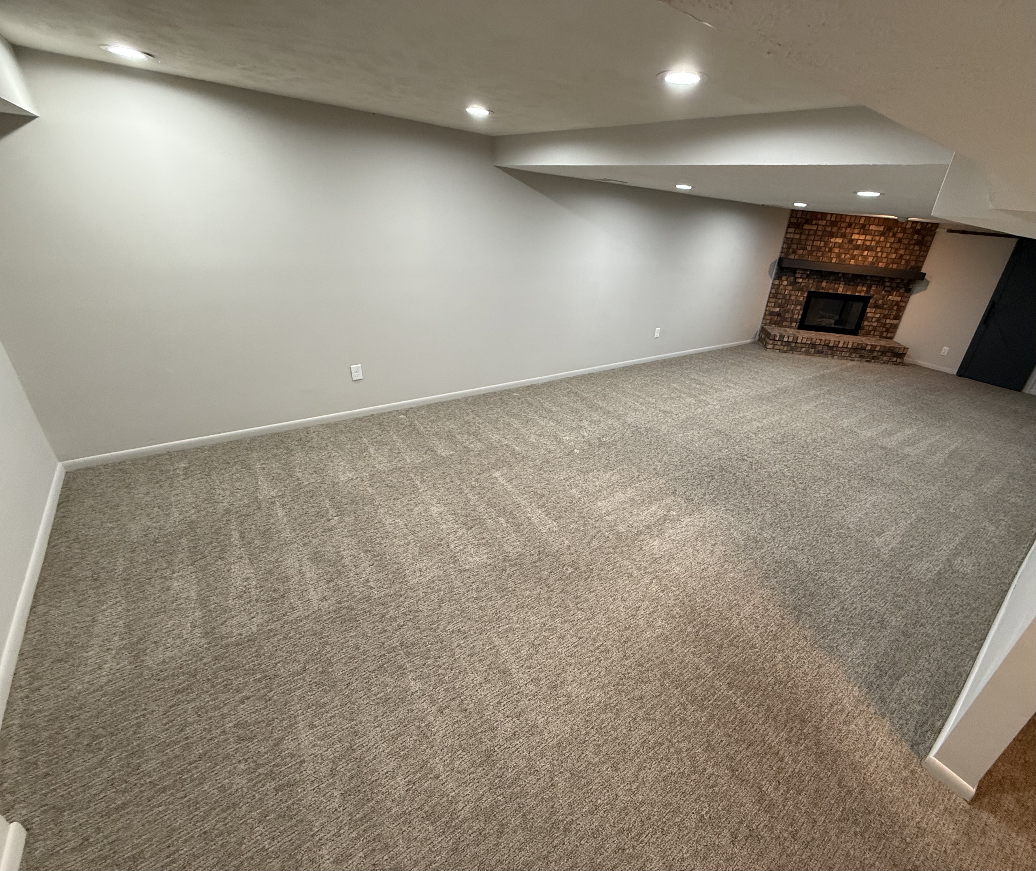 Cleaned basement