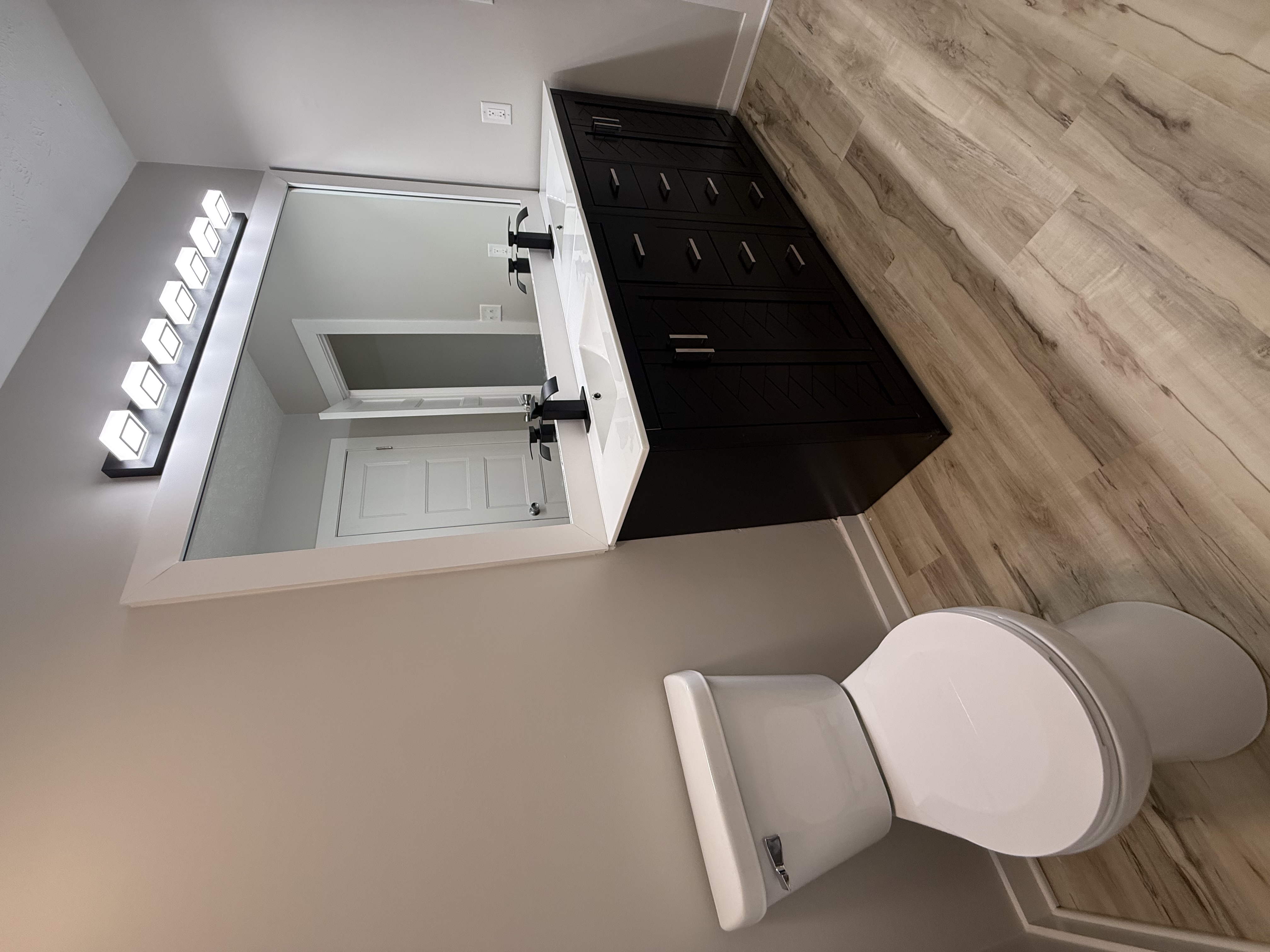 Cleaned bathroom